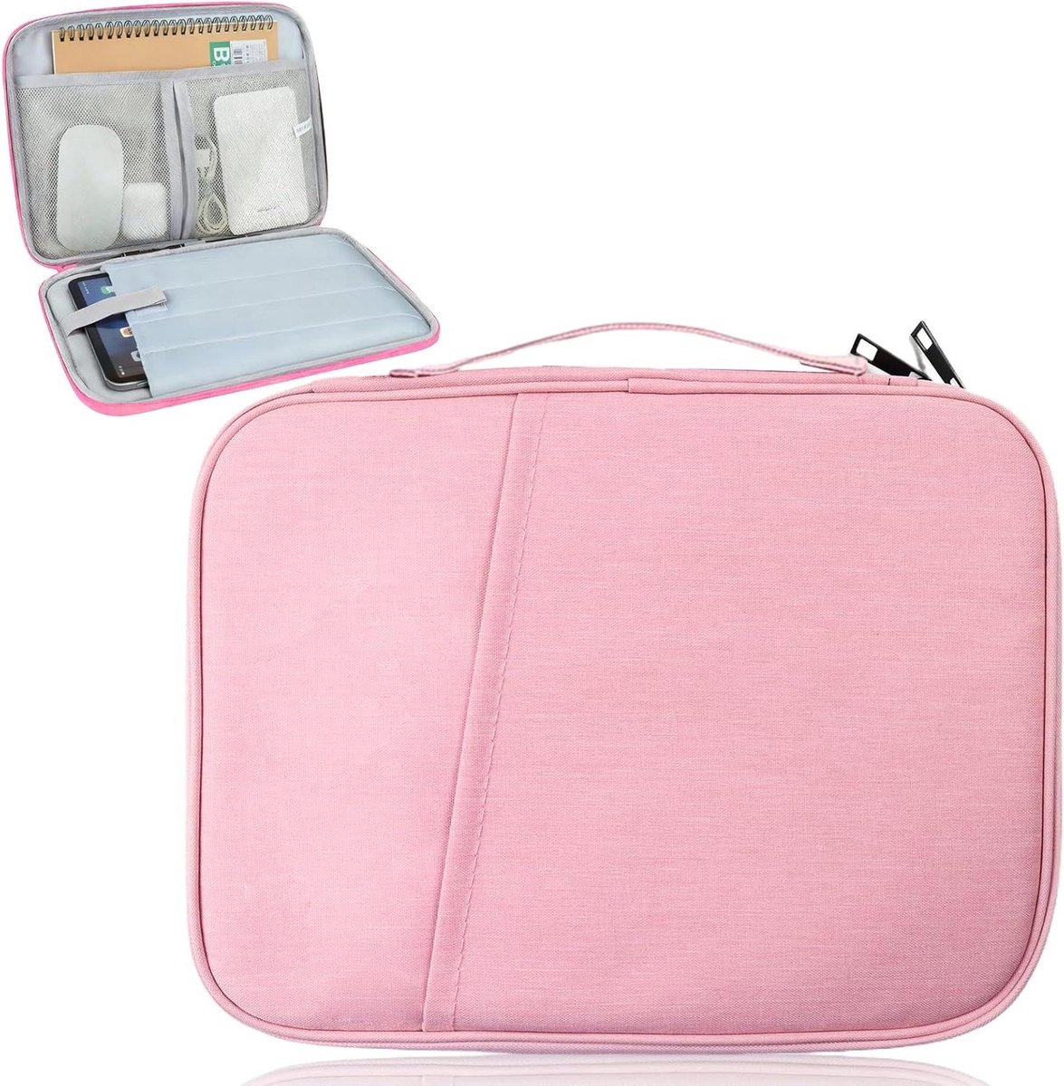 Tablethoes - Tablettas Beschermhoes - Tablets Beschermen - Zachte Voering - 9-11 inch - roze