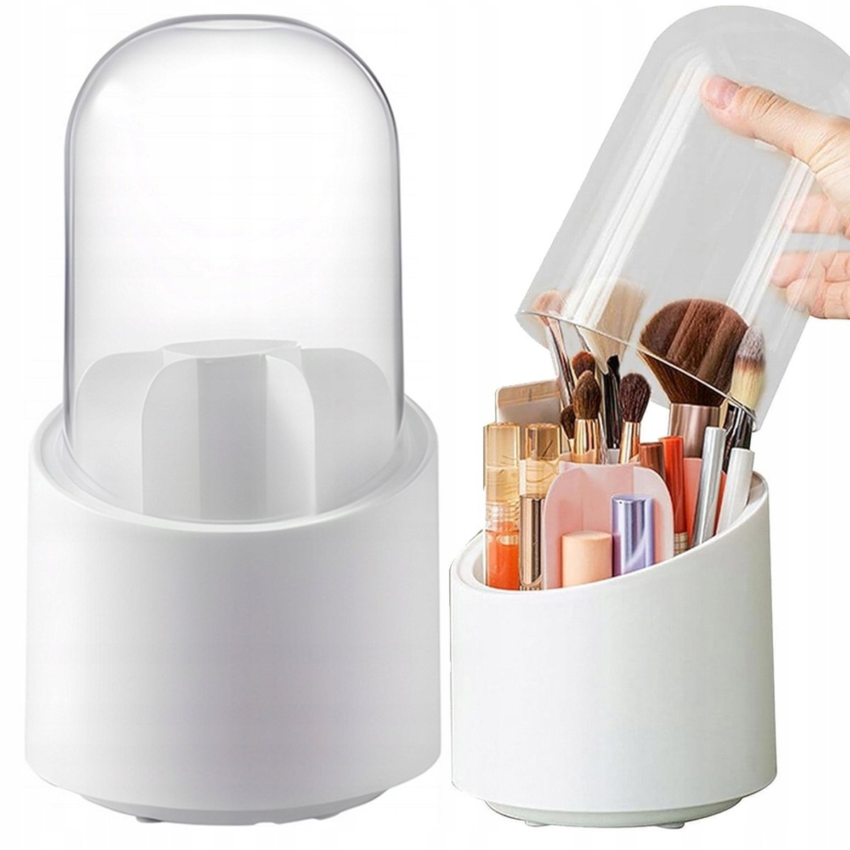 Pingyang Rongrong Handicraft Factory - Make-up Organizer - Rond - 360° Draaiend - Met Deksel
