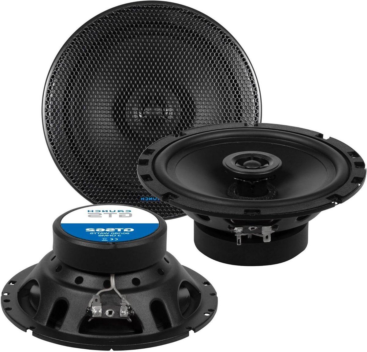 Auto Luidsprekers - Speakerset Auto - Muziek Afspelen - 2-Weg Coaxiaal - 16.5 cm - Zwart