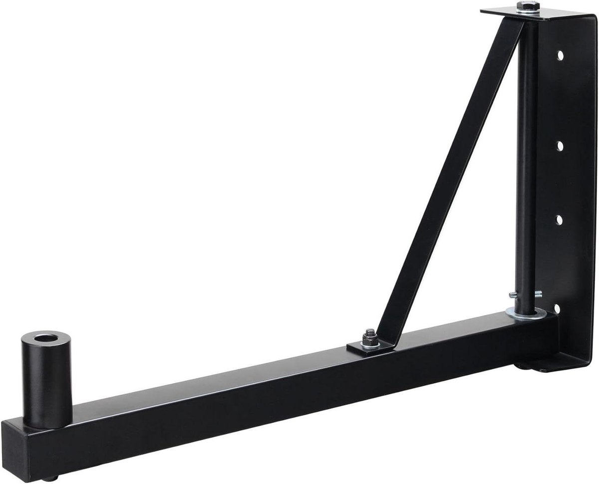 Luidspreker Wandhouder - PA Box Houder - Luidspreker Ophangen - Horizontaal Draaibaar - 18 kg Draagvermogen - Zwart