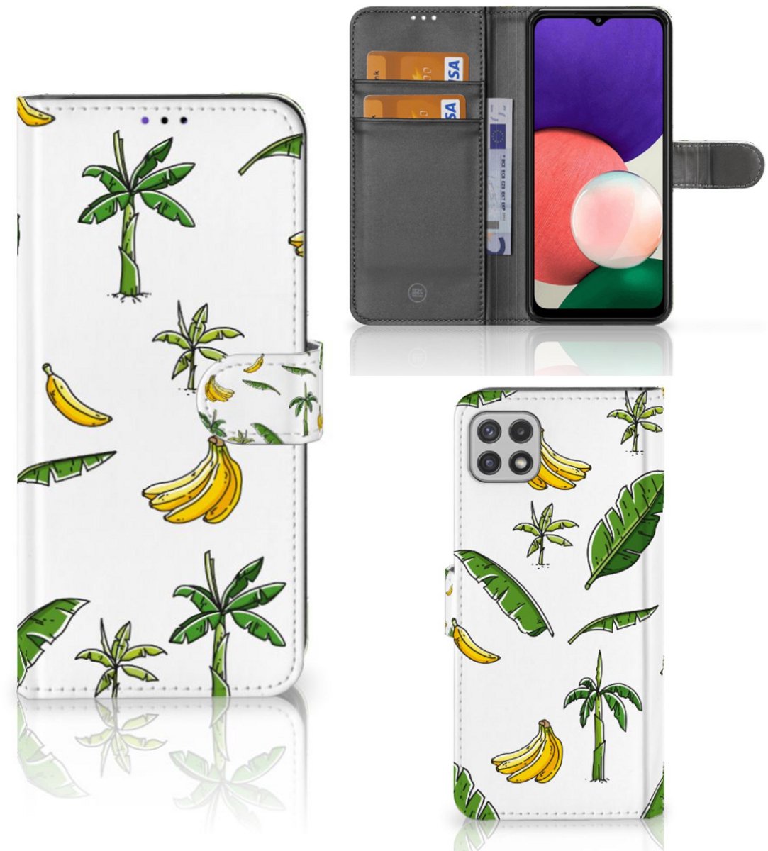 Samsung Galaxy A22 5G Hoesje Banana Tree