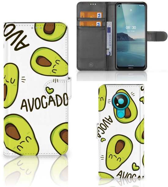 Coque Nokia 3.4 magnétique Cuir PU Protection Etui Housse pour Avocat Chant