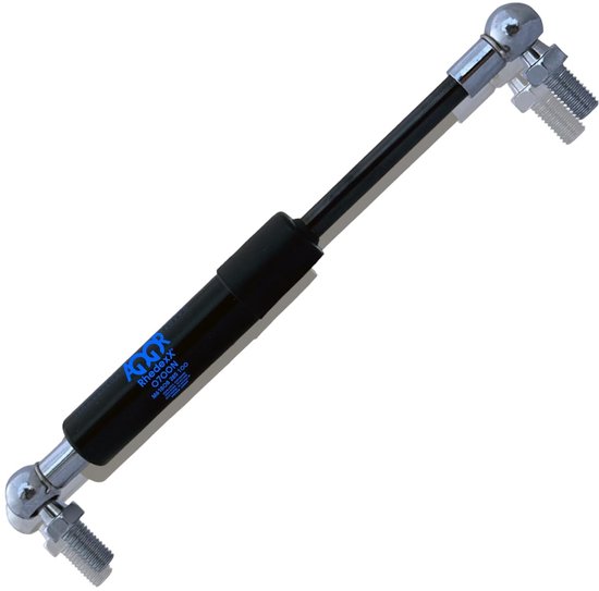 Gasveer gasdrukdemper kogelkop lengte 275 mm, slag 100 mm, kracht 50N-450N M6 schroefdraad - gasveer vervanging voor liftomat 15/6 (275/100/450N, roestvrij staal 316L) — afbeelding 2
