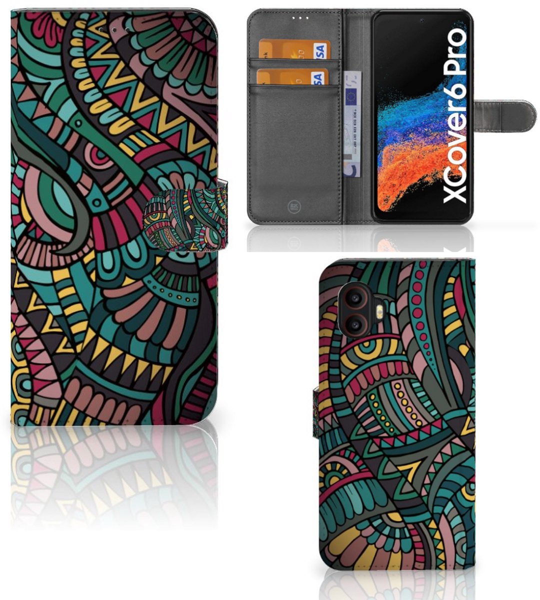 Samsung Galaxy Xcover 6 Pro Telefoon Hoesje Aztec