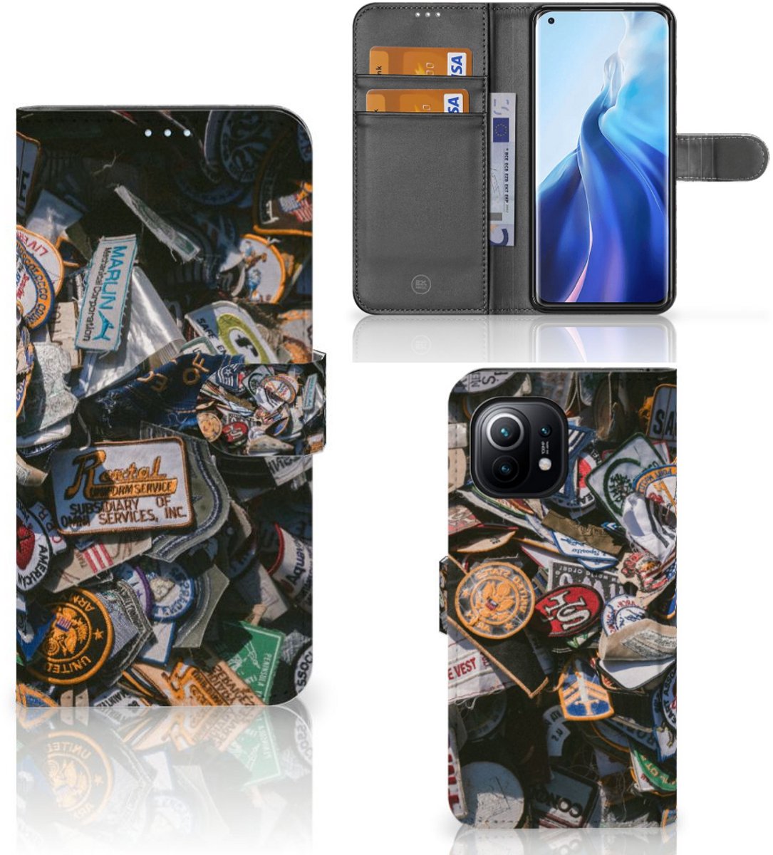 Xiaomi Mi 11 Telefoonhoesje met foto Badges