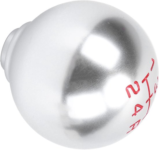 Versnellingspookknop - Schakelknop Pookkop - Handmatig Schakelen - Acryl Materiaal - M10x1.5 Schroefdraad - Zilver 5 Versnellingen — afbeelding 5