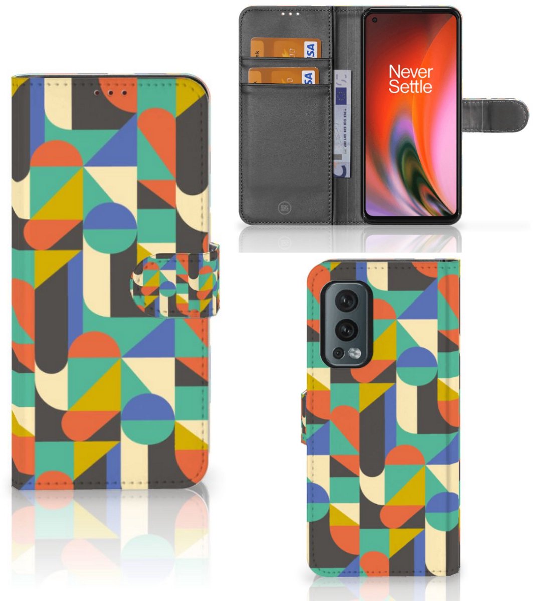 OnePlus Nord 2 5G Telefoon Hoesje Funky Retro