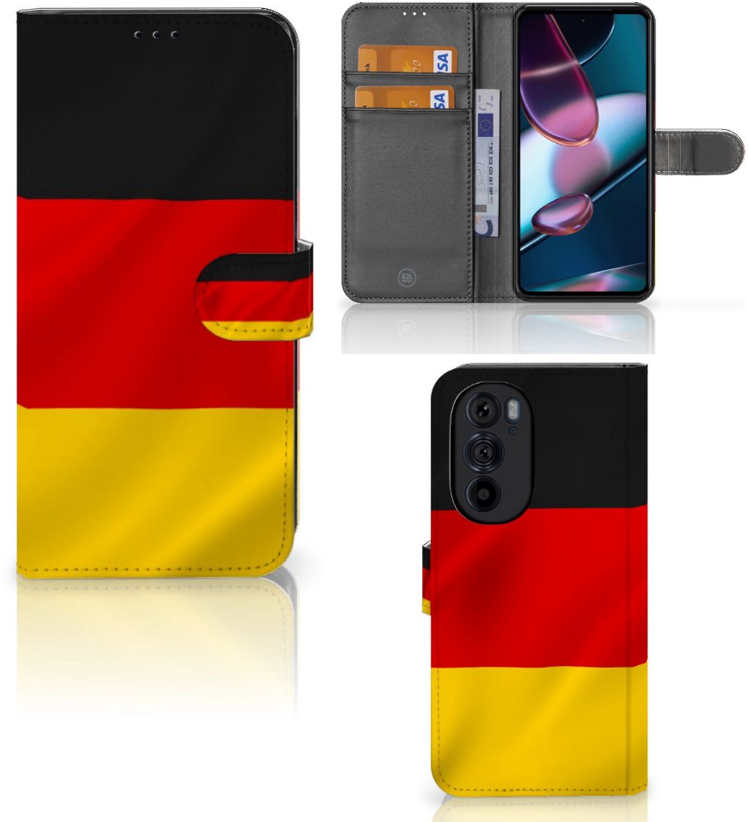 Motorola Edge 30 Pro Bookstyle Case Duitsland