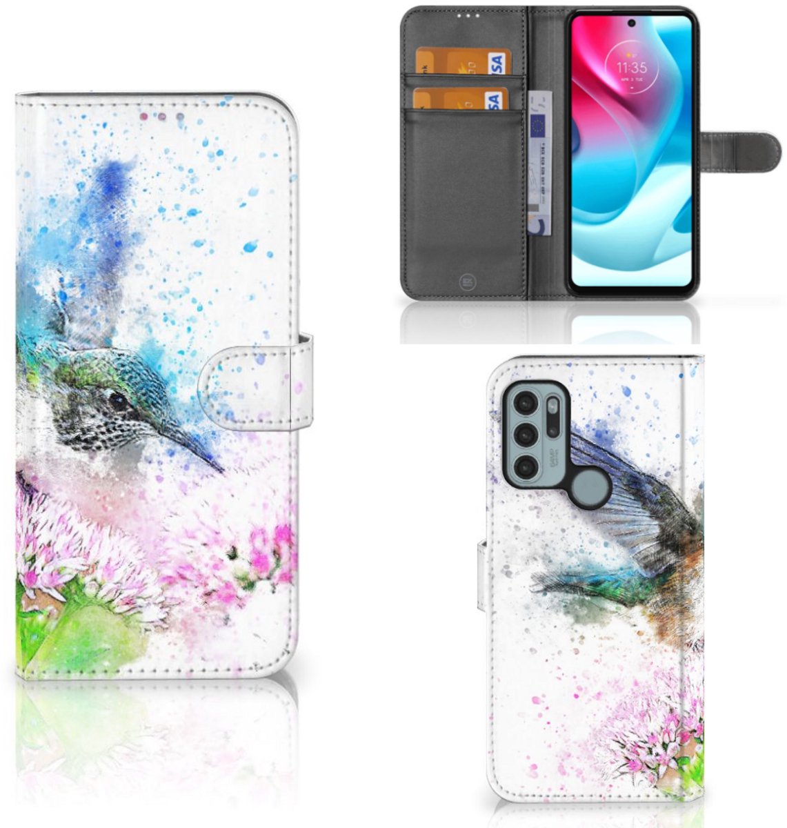 Hoesje Motorola Moto G60s Vogel