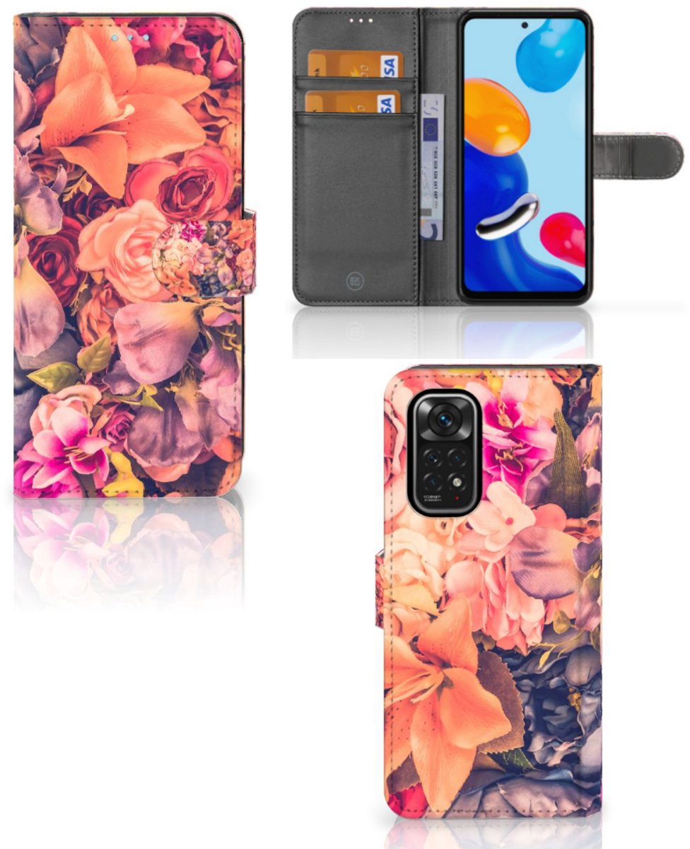 Xiaomi Redmi Note 11/11S Hoesje Bosje Bloemen