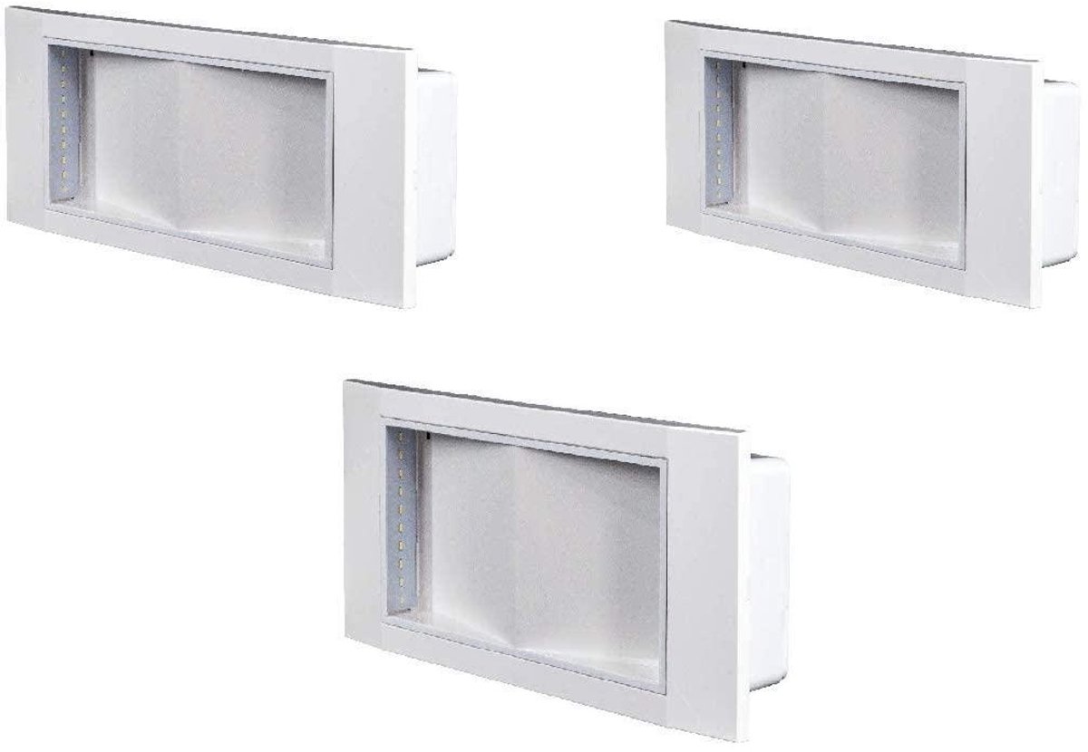 3 BEGHELLI 1499/24 LED-lampen Verlichting Lampjes, 24 W, compleet met hoge helderheid