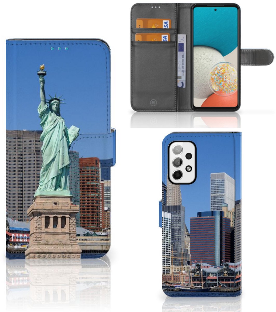 Samsung Galaxy A73 5G Flip Cover Vrijheidsbeeld