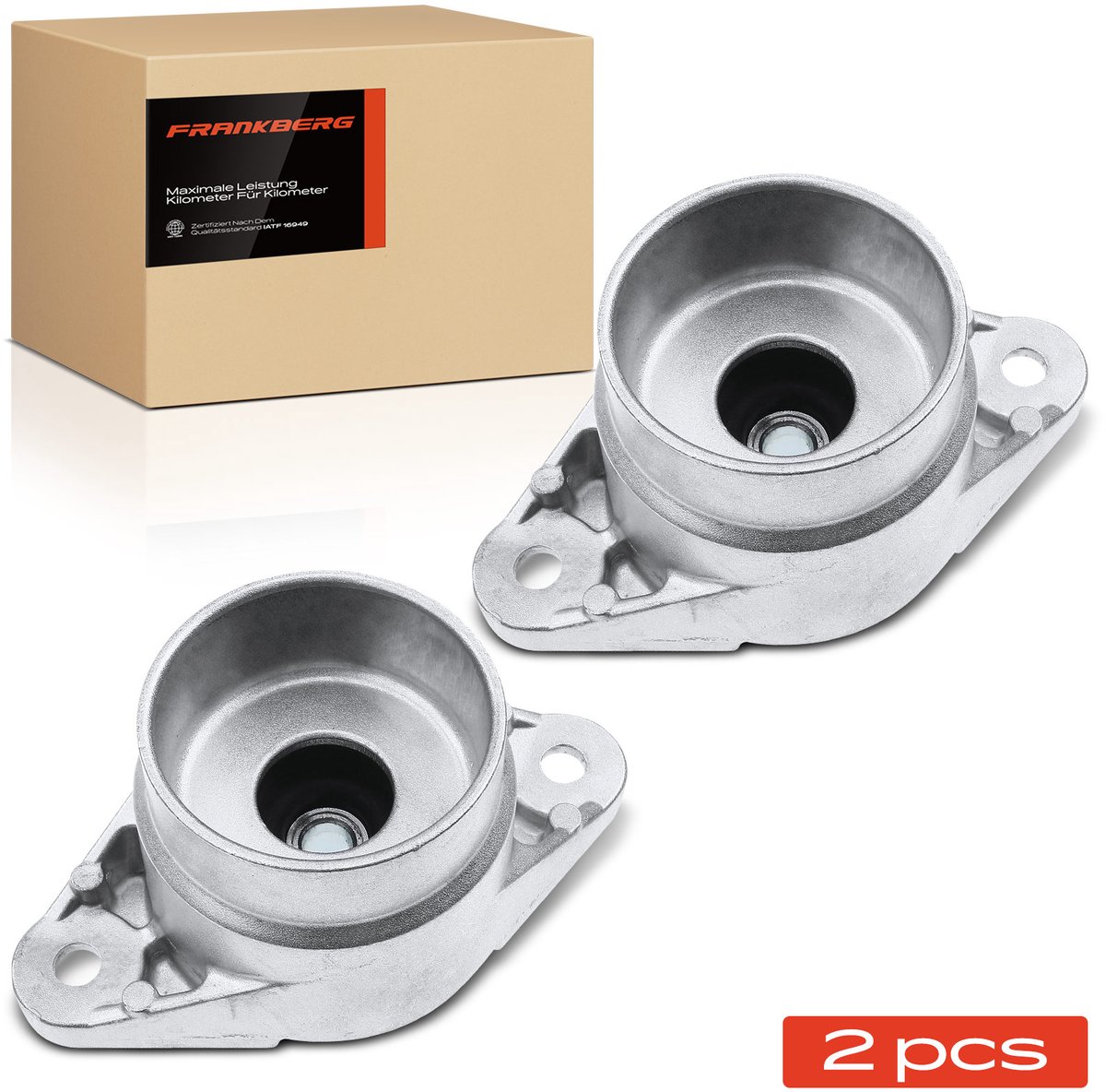 Frankberg 2x Veersteunlager voor Audi A4 8E 8H A6 4F Seat Exeo