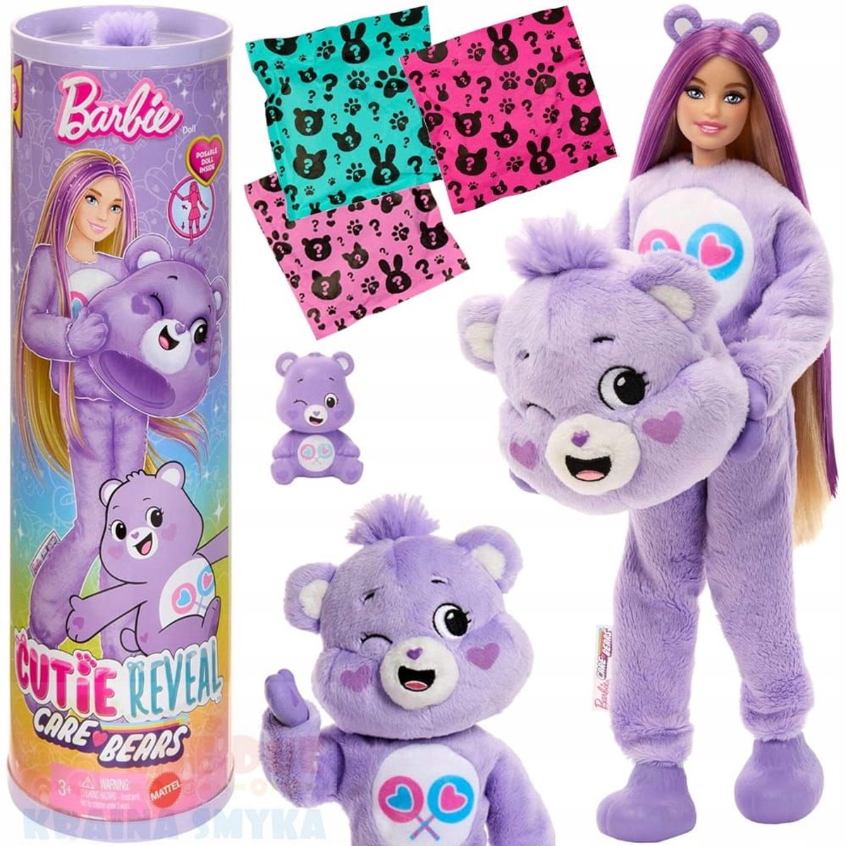 Barbie Cutie Reveal – Care Bears – Tender Heart Bear Kostuumpop