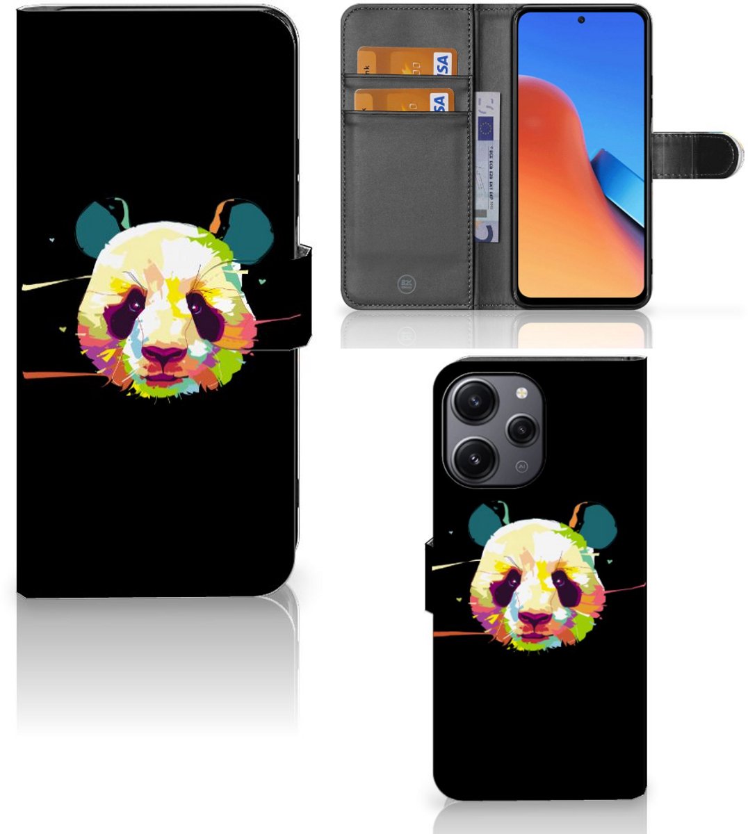 Xiaomi Redmi 12 Leuk Hoesje Panda Color