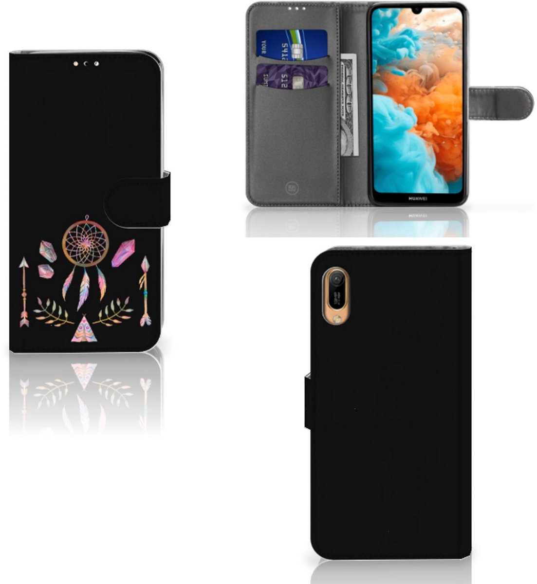 Huawei Y6 (2019) Leuk Hoesje Boho Dreamcatcher