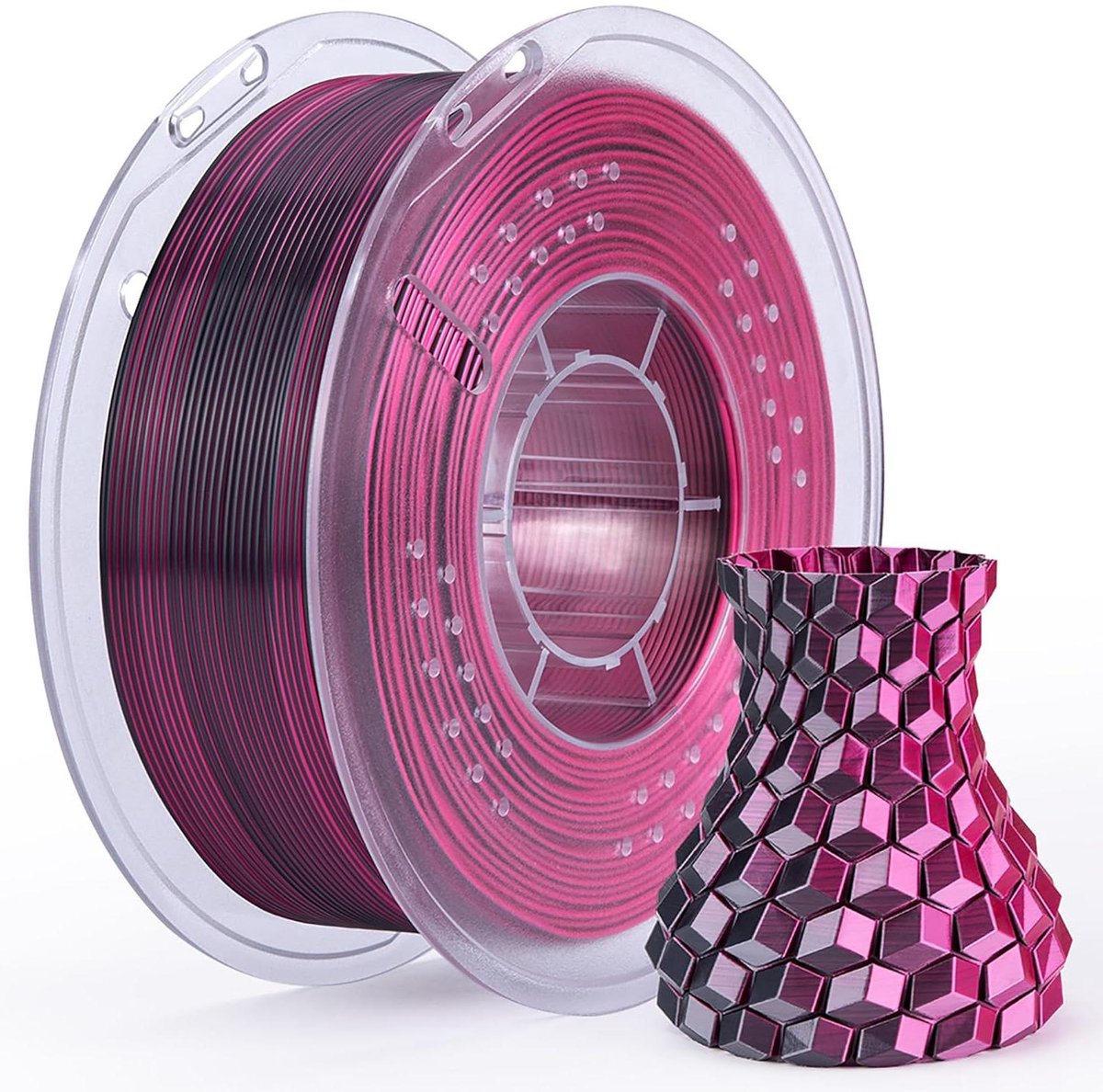 Zijde PLA Filament - 3D Printer Draad - 3D Modellen Printen - Glanzende Dubbele Kleur - 1 kg 1.75 mm