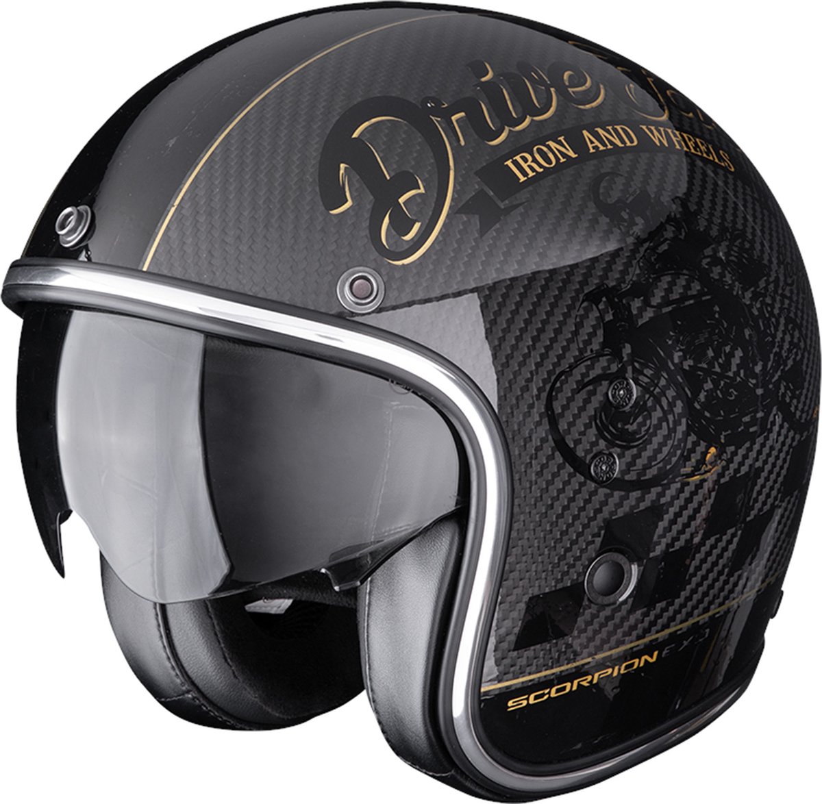Scorpion Belfast Evo Carbon Zippy Jethelm -