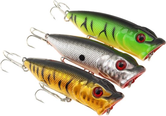 Topwater Crankbaits en Lifelike Swimbaits voor Zoet- en Zoutwater, Perfect voor Baars en Roofvisvangst — afbeelding 2