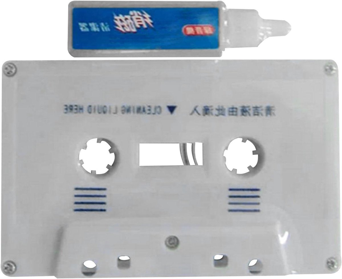 Cassettekopreiniger - Onderhoudsset Audio - Geluidskwaliteit Verbeteren - Automatische Reiniging - 1 Set - Wit