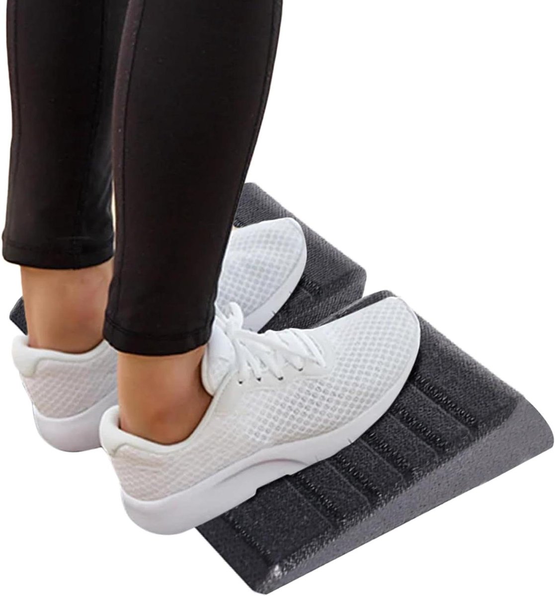 Squat Blokken - Kuitverhogers - Fitness Training - Antislip Basis - 29 x 15.2 x 10 cm - Zwart