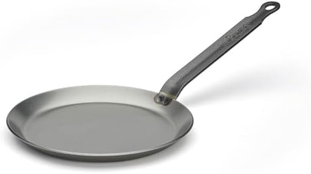 Koekenpan - Pannenkoekenpan - Pannenkoeken Bakken - Snelle Warmteverdeling - 18 cm - Zilver