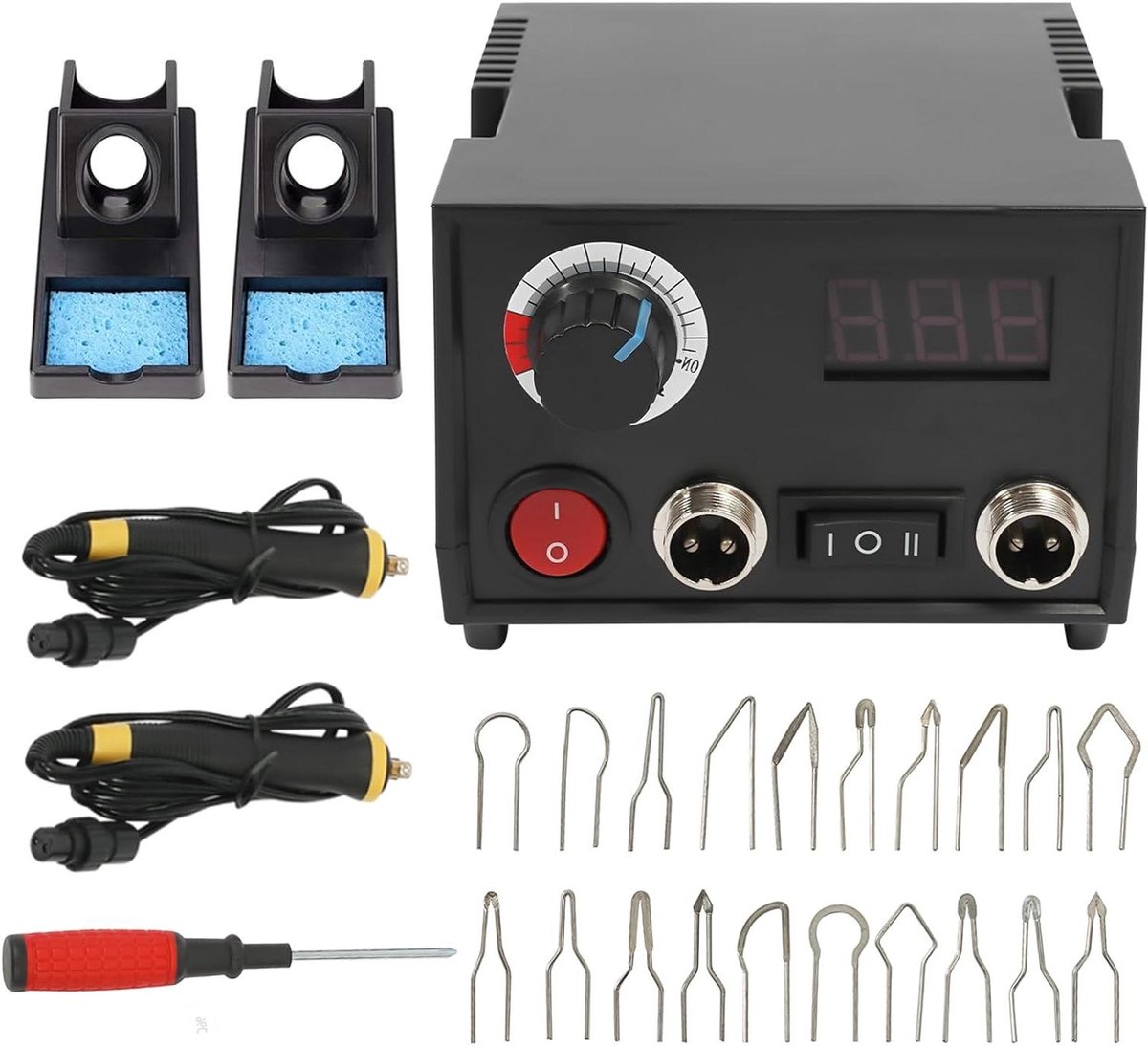 Houtbrandmachine - Pyrografie machine - Hout graveren - Instelbare temperatuur - 60 W - Zwart