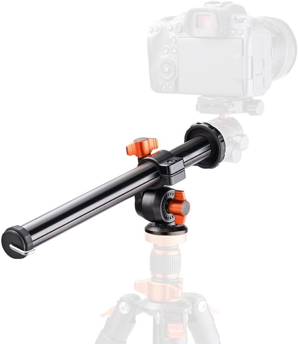 Camera Statief Boomarm met Verstelbare Hoek en Uitbreidbare Kolom voor Macro Fotografie (32 cm, 5 kg) - Ideaal voor Buiten en Studio Gebruik