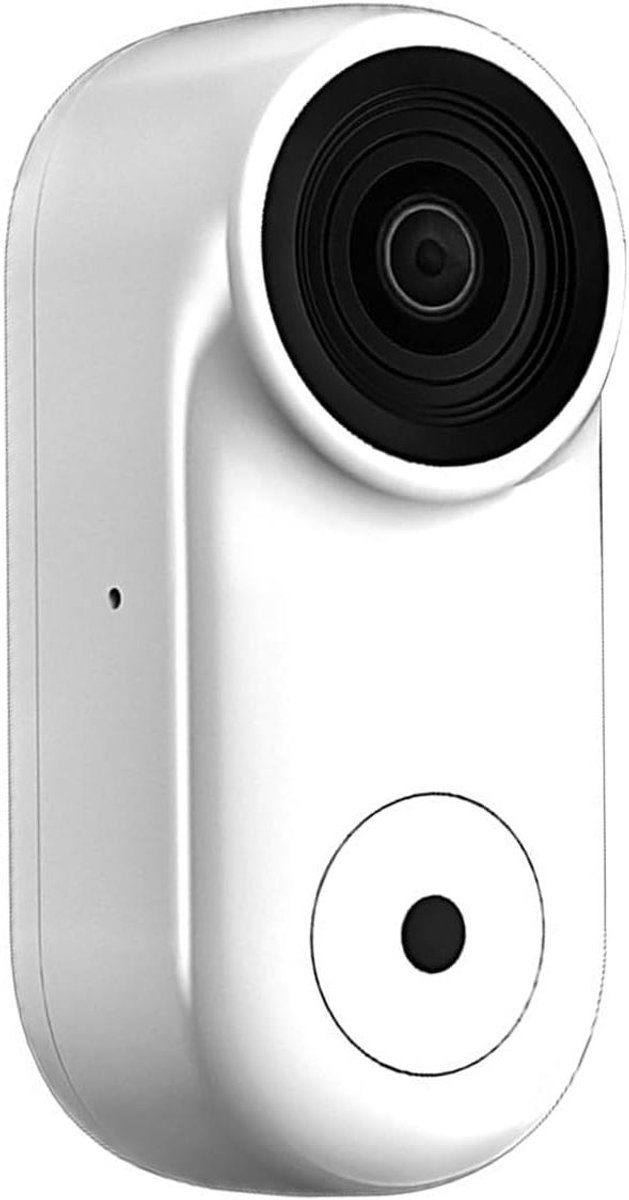 Draagbare Actiecamera - Mini Camcorder Kleine Camera - Reizen Vastleggen - Lichtgewicht Ontwerp - 3.2 x 6.4 cm - Wit