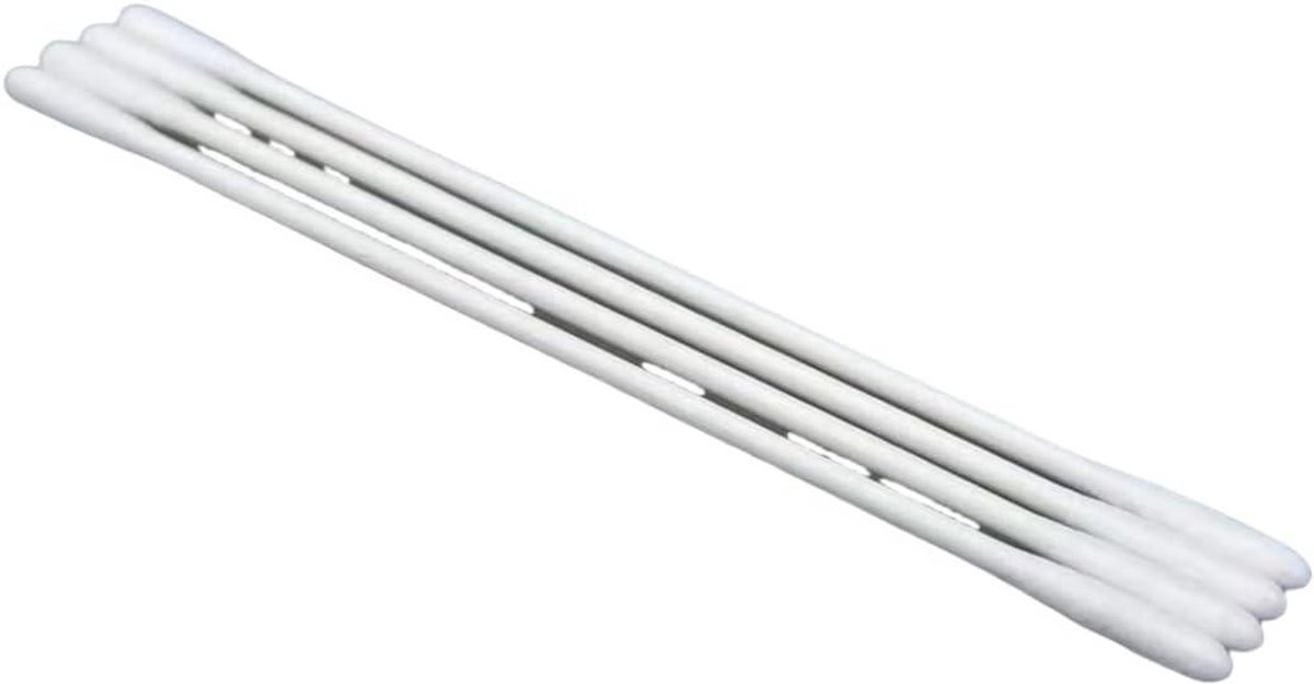 Industriële Wattenstaafjes - Precisie Doekjes - Delicate Reiniging - Statisch-Vrije Stam - 100 Stuks - Wit