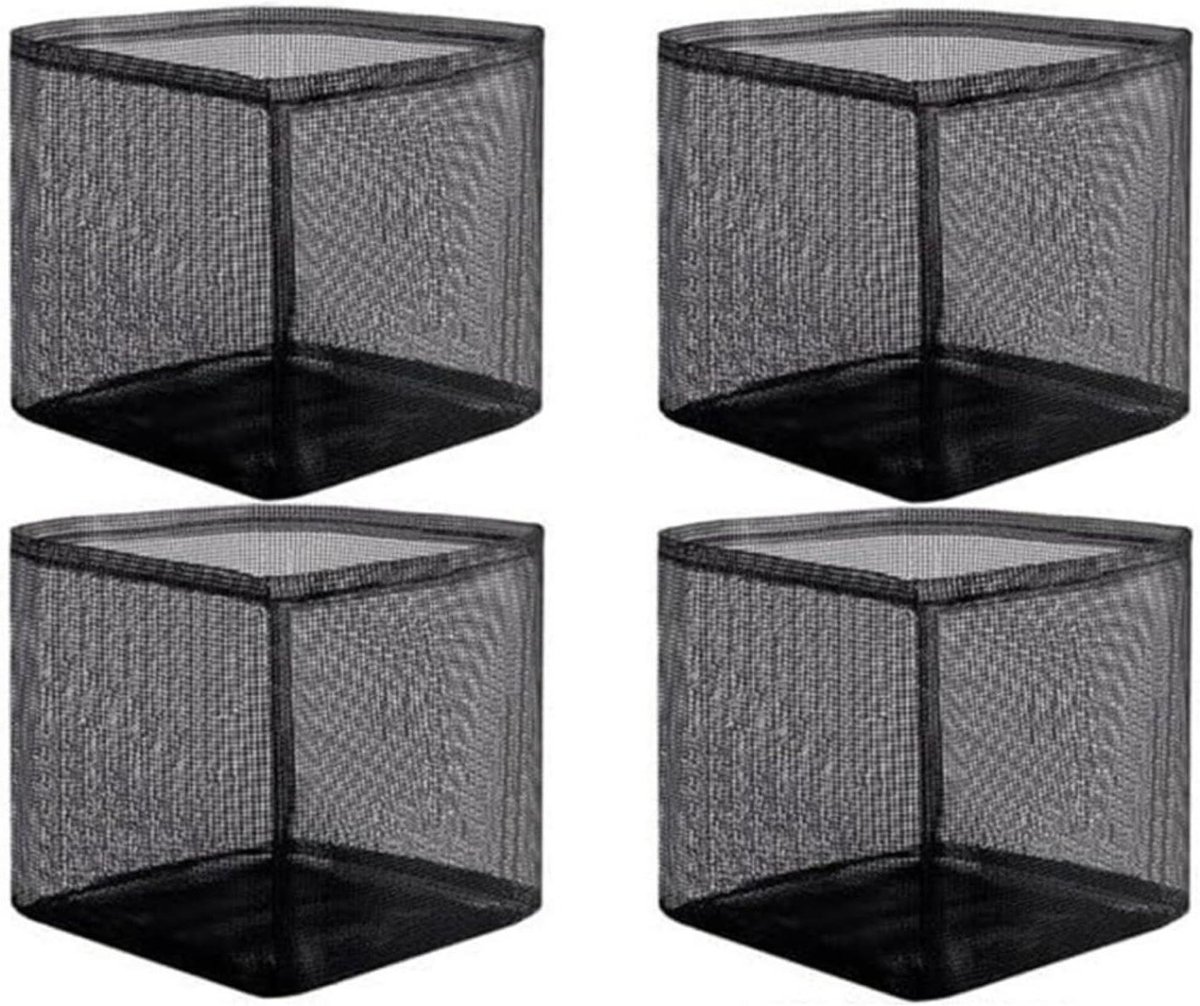 Vijverplant manden - Planten zakken - Waterplanten kweken - Ademend net design - 4 stuks - Zwart