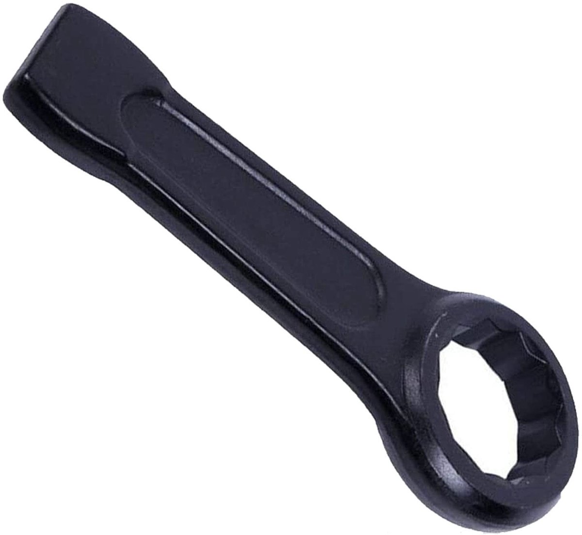 Dailygoods- Ringsleutel 32 mm - Slogging Sleutel - Zwart - Hoogwaardig Koolstofstaal - Geschikt voor Zeskantbouten - Korte Handgreep - Moersleutel