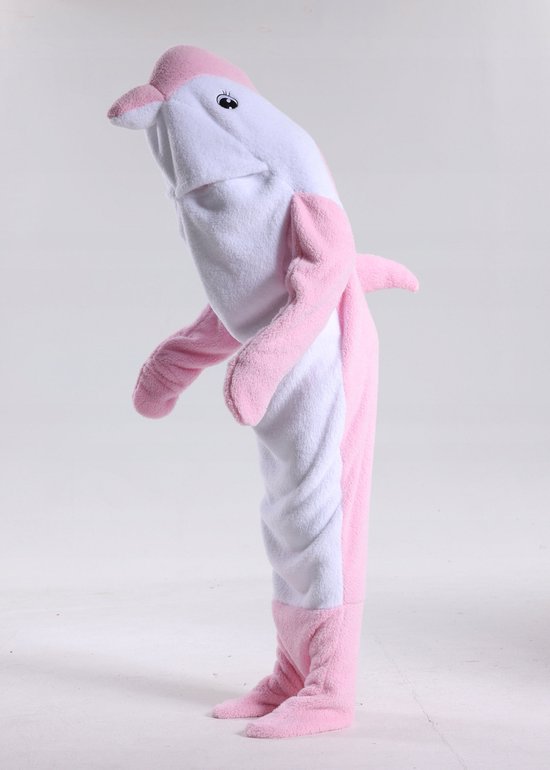 Dolfijn Slaapzak Onesie - Roze, 190cm (155-170cm) — afbeelding 3