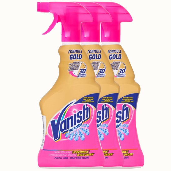 Vanish Oxi Action Gold Vlekverwijderaar Spray - 500ml x3