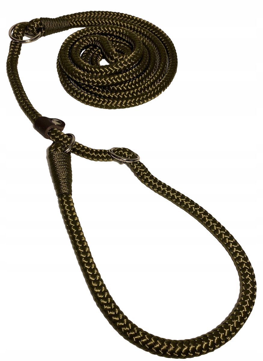 Verstelbare Hondenlijn Retriever 12mm/280cm Donker Khaki