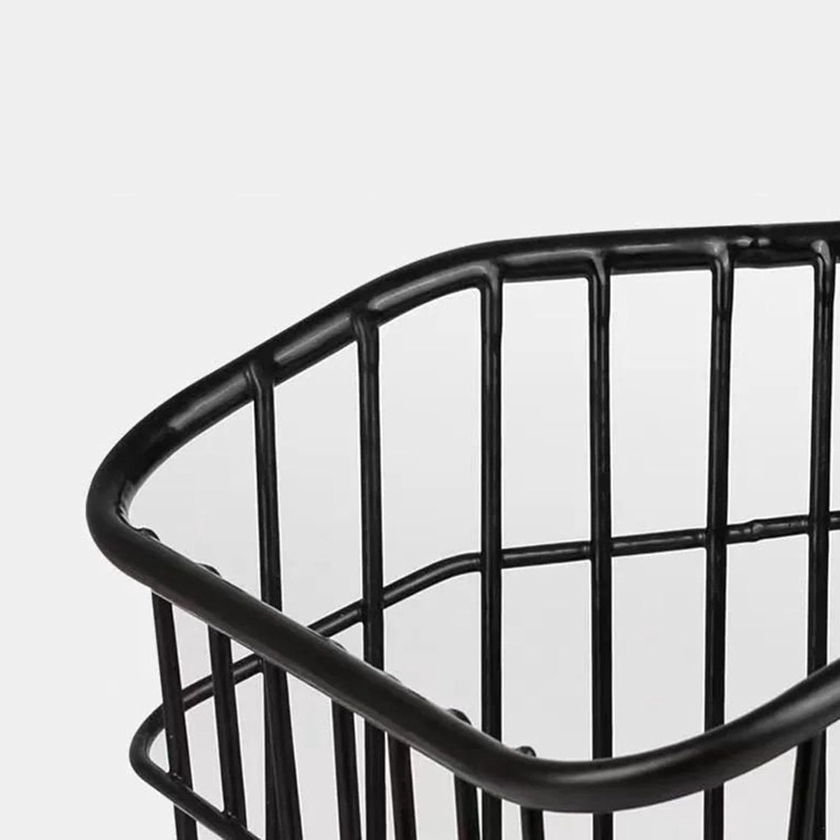 Fietsmand - Stuurhouder - Boodschappen Vervoeren - Roestbestendige Coating - 35 cm Breed - Zwart