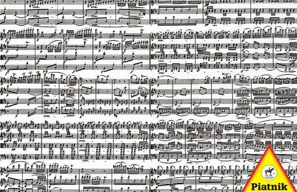 Piatnik Muziek Noten Puzzel 1000 Stukken - Plezier voor Jong en Oud