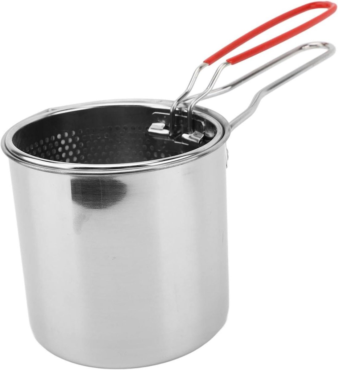Frituurmand Keukenmand Frituren en Koken Roestvrij Staal 25x14x13 cm Zilver
