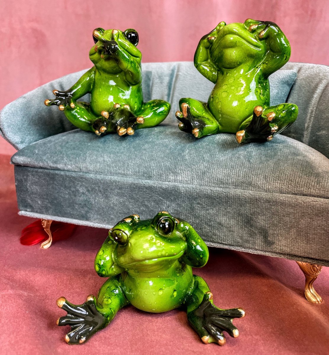 Grappig kikkerfiguur - 3 verschillende ontwerpen