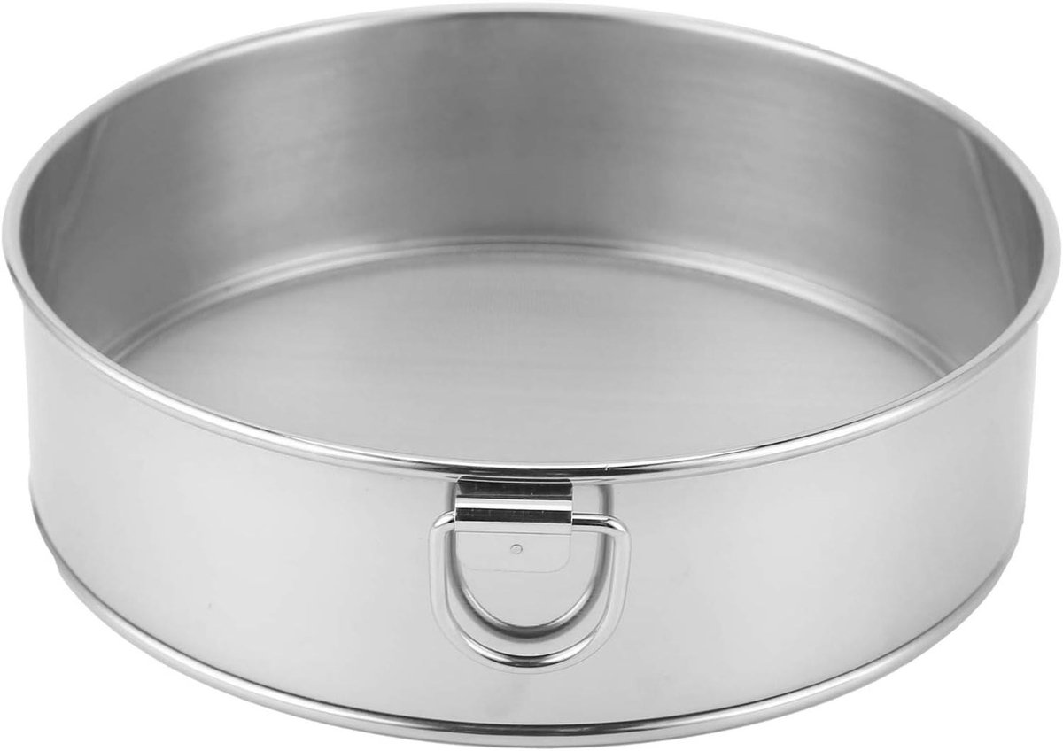Bloemzeef - Fijne zeef - Bakken en decoreren - 40 mesh roestvrij staal - 15 cm - Zilver