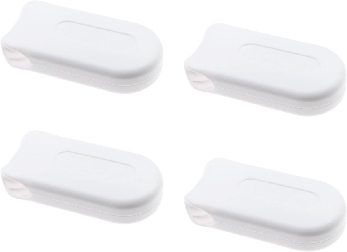 Dailygoods- Koordgewicht 50g - 4 Stuks - Kunststof - Geschikt voor Verticale Jaloezieën - Hoogte 80 mm - Breedte 38 mm - Gordijngewicht