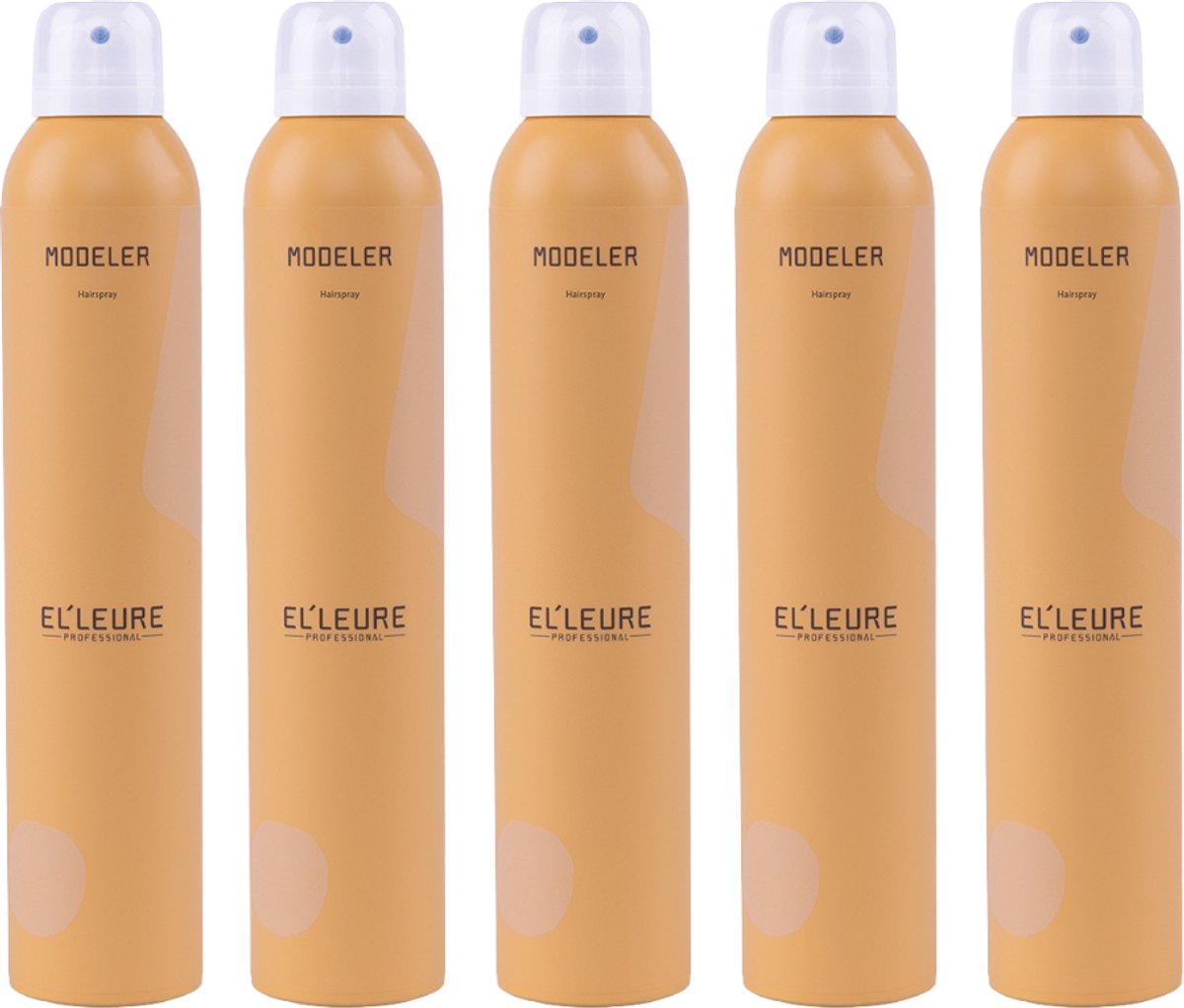 10x Elleure Modeler Haarlak 300ml