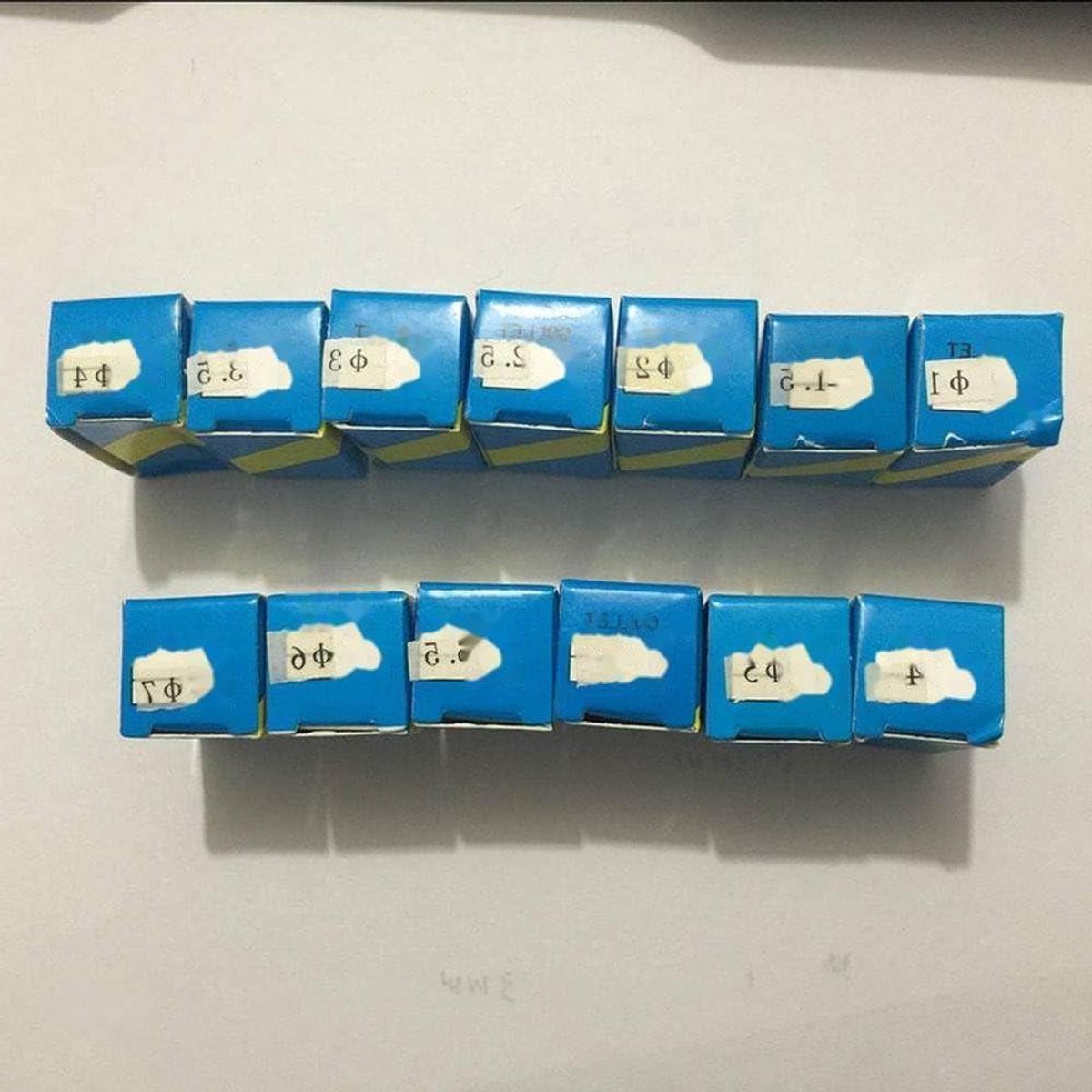 Klem set - Frezen tool - CNC graveren - 13 stuks - 1-7 mm - Metaal