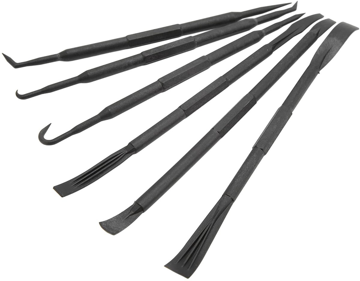 ZEYNOMAX- Pry Bar Set - Dual End Design - Koevoethaakset - Lichtgewicht - 7-5/8 inch - Hoogwaardig ABS Materiaal - Voor Moeilijk Bereikbare Plaatsen - Verwijdertool