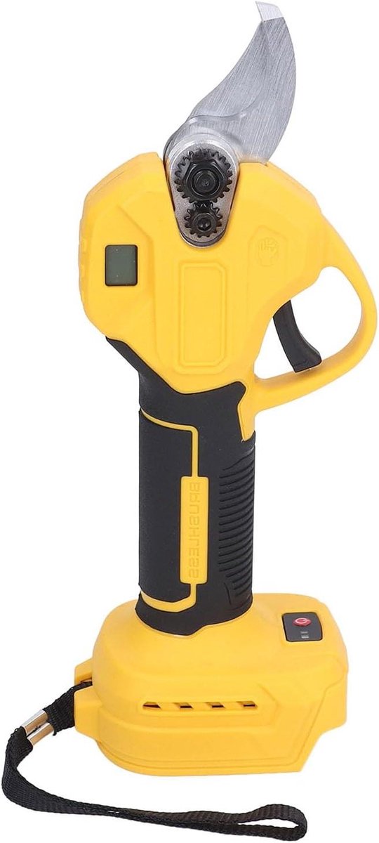 Accu Snoeischaar - Elektrisch snoeigereedschap - Eenvoudig tuinieren - LCD display - 30 mm snijcapaciteit - Zwart