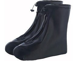 VHV - Overschoenen - Regen schoenhoezen - Waterdichte overschoenen - Antislip schoenbeschermers voor fietsen wandelen en reis - Zwart