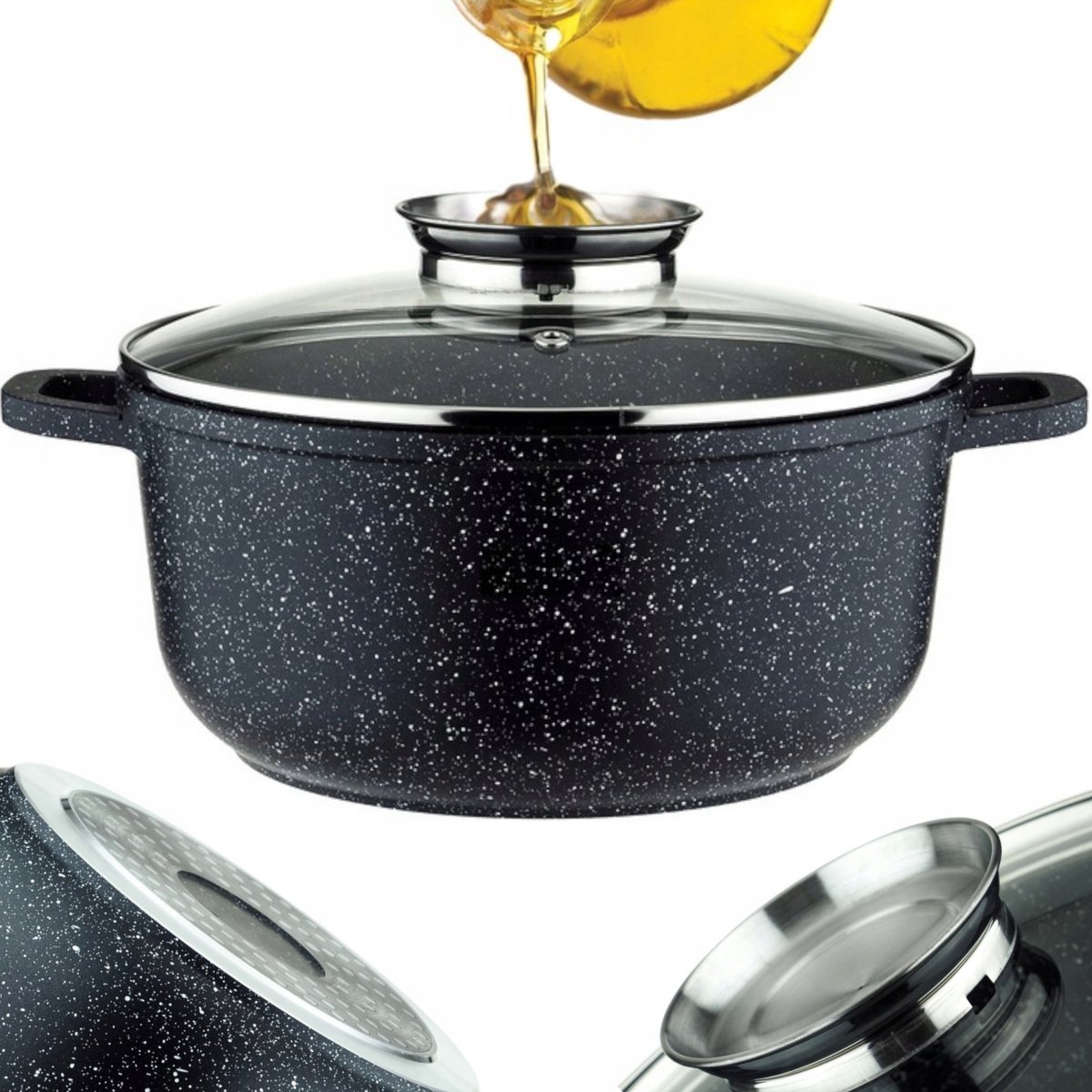 Elitehoff Keramische Pan 4,5L - Ovenbestendig & Anti-aanbak