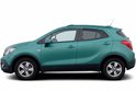 Groene Opel Mokka stationwagen.