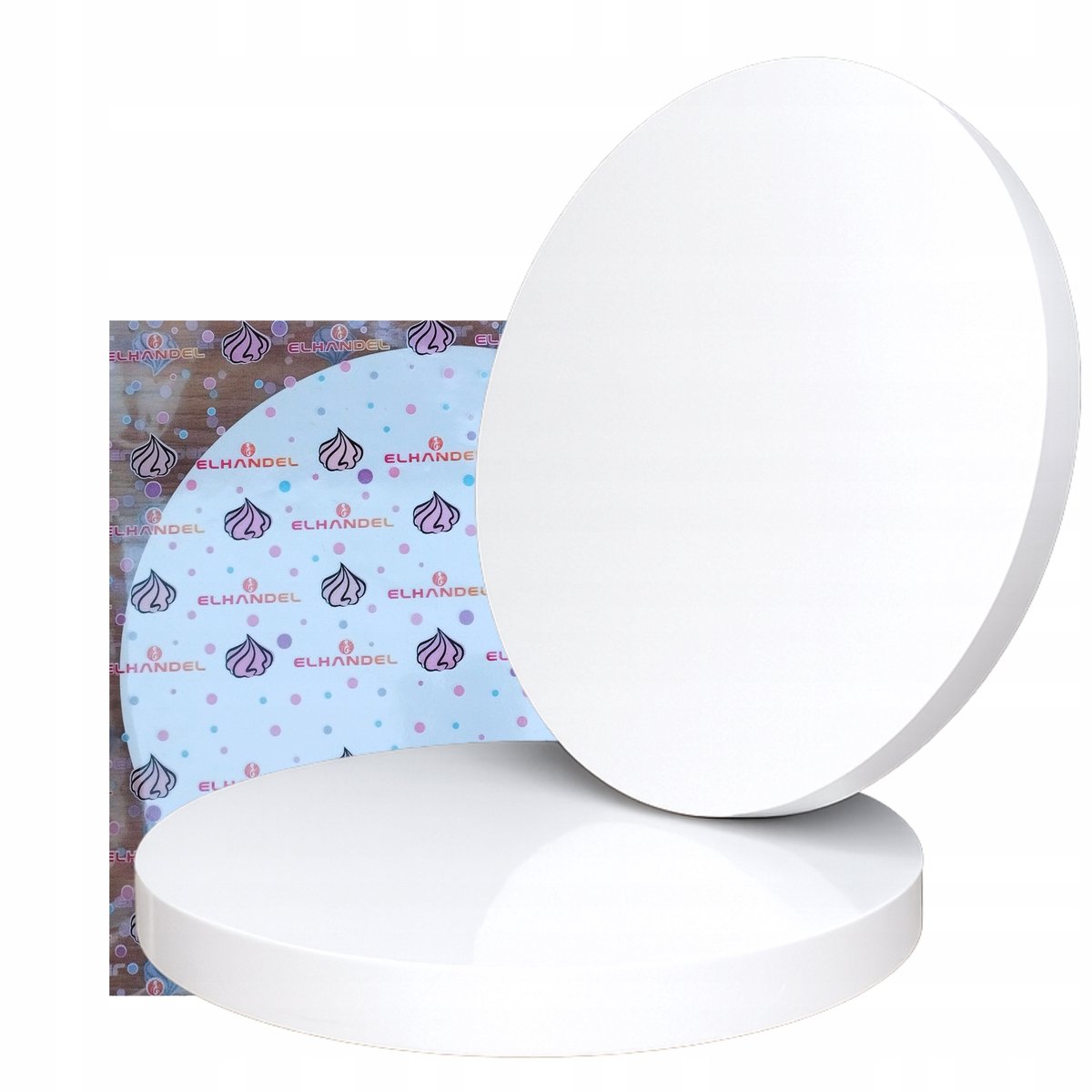 Styropor Taartonderlegger Rond 20cm Dik Wit Stevig