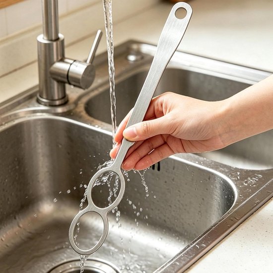 Handmixer Eierklopper - Keuken Gereedschap - Beslag Maken - Roestvrij Staal - 16.8 cm - Zilverkleurig — afbeelding 5